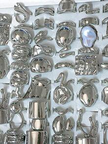 Bộ nhẫn đôi cao cấp phong cách cổ điển lấy cảm hứng từ đồng xu cổ, gồm 28 chiếc, đính ngọc trai giả, đá quý giả, đá mắt mèo sáng bóng, đá mắt hổ, họa tiết hình học, đường kẻ, hoa dập nổi, nơ mặt trời, trái tim, đường cong xếp ly, dày dặn, có thể điều chỉnh kích thước. Nhẫn cá nhân hóa theo phong cách tối giản, bohemian, dành cho cả nam và nữ, lý tưởng cho kỳ nghỉ, tiệc tùng, ngày lễ, ngày Valentine, hẹn hò, đeo hàng ngày, quà tặng cho bạn bè, gia đình, bạn học (Giao hàng ngẫu nhiên). - Nhiều màu - Xem 6
