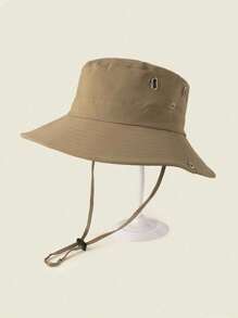 1pc Outdoor Waterproof Foldable Bucket Hat, Suitable For Women & Men, Summer Sun Protection Bucket Hat