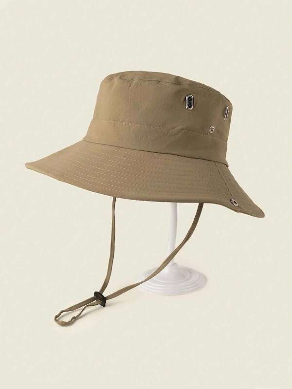 1pc Outdoor Waterproof Foldable Bucket Hat, Suitable For Women & Men, Summer Sun Protection Bucket Hat