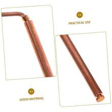 2pcs 99.9% Copper Dowsing Rod- 2PCS Divining Rods - Detect Gold, Water, Ghost Hunting Etc - Redwood - View 6