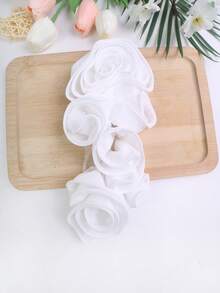 Áo nịt ngực xếp ly 3D nhiều màu mới, cuộn tay, phụ kiện quần áo tự làm, thích hợp cho váy cưới, váy khiêu vũ và các đồ trang trí khác - nhiều màu - Xem 11