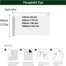 1 卷灰色木纹壁纸自粘易撕乙烯基接触纸厨房台面橱柜家具装饰卧室背景墙家居装饰小贴纸 DIY，易于安装壁纸接触纸可移除 17.7 英寸 X 196.8/118.1/39.3 英寸墙纸墙贴房间装饰墙面装饰客厅装饰