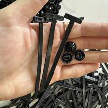 10/30/50/100pcs Buckle Heart Screws, Vehicle Splash Guard Screw Replacement, Heavy Duty New Universal Nylon Tie Wraps, Suitable For Car And Truck Lashing Fasteners