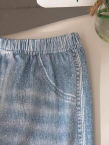 2 Stücke/Set Mädchen Lässig Alltags Outfit - Einfarbiges Schleife Dekor Langarmoberteil und lange Hose, Regular Fit, Frühling/Herbst