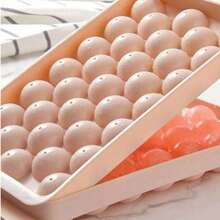 1pc Round Silicone Ice Cube Tray, Kitchen Tool Accessory For Making Perfect Ice Balls