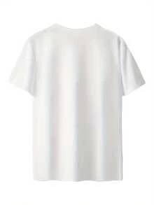 Women's V-Neck Short Sleeve T-Shirt Quirky Cat Adorable Puffy Cat Theme! "Everything Is Fine" Fun Graphics, The Best Choice For Holiday Gifts - 白色 - 查看 2