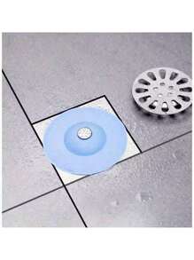 Press - Type Closed Sink Floor Drain Cover, Drain Plug, Sink Filter Plug, Sewer Odor - Proof Filter, Random Color