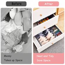3 Stücke multifunktionale Kleiderschrank-Organizer - Stoffkleidungsaufbewahrungsboxen für Unterwäsche, Socken, BH, Haushalts-Schubladeneinteilungen