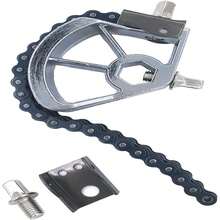 TUOREN TUOREN Bass Drum Foot Pedal Chain Sprocket Cam Bracket Parts Double Chain Drive Connector Device Assembly Bass Kick Drum Pedal Replacement Parts Silver - Silver - View 2