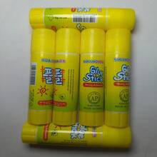 (9g/15g) Barra de pegamento sólida con diseño de dibujos animados lindos, suministro de oficina para manualidades, adhesivo sólido blanco para estudiantes