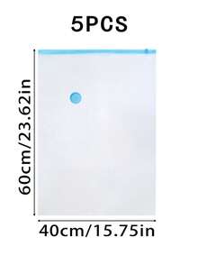 5/1pc Vacuum Bag, Travel Accessories, Vacuum Bag, Travel Essentials, Vacuum Storage Bag, Travel Necessities, Storage Bag, Cruise Supplies, Organization & Storage, Bedroom - Multicolor - View 19