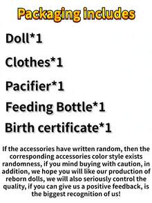 Bettie Doll head 1 and 4 圣诞装饰 1 件 18 英寸 45 厘米 Bettie 重生女孩手工制作新生婴儿娃娃 儿童生日礼物，重生娃娃，婴儿娃娃，女孩玩具，重生娃娃，婴儿娃娃，女孩玩具 - Reborn Doll - 查看 9