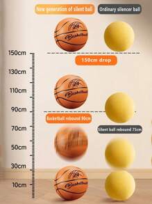 1pc Children's Basketball Hoop Set, Drill-Free Indoor Basketball Rim, Kids Shooting Hoops, Household Parent-Child Interaction, Silent Ball Wall-Mounted Foldable Basketball Stand