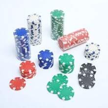 Set da 10 pezzi con 5 colori di token in plastica commemorativi per poker Texas Hold'em, gettoni da scommessa, protezione per carte, monete commemorative, gettoni da gioco, accessori per giochi da tavolo