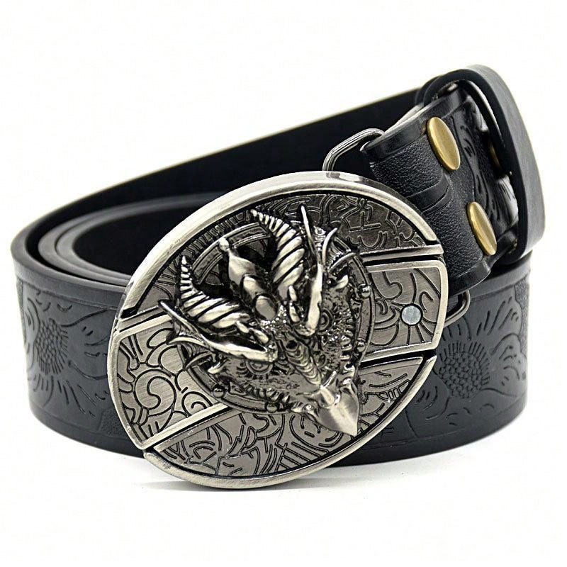 Men's Leather Belt Outdoor Multifunctional Belt With Knife Suitable For Men's Gift - JianzuilongBK - View 1