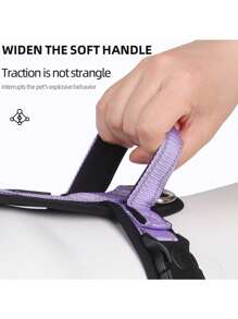 1pc (Random Color) Dog Anti-Burst Chest Harness, Large Dog Training Anti-Burst Reflective Pet Chest Strap