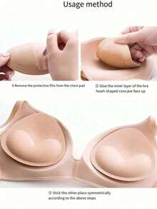 2pcs Elegant Reusable Foam Bra Inserts - Soft, Shaping Bra Pads Suitable For Bikini Tops And Beach Outfits, Beach Essentials, Beach Accessories, Pool Float