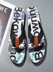 Men's Summer New Outdoor Beach Casual Fashionable EVA Slip-On Lightweight Flip-Flops