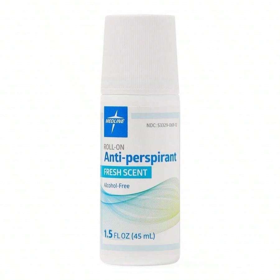 Medline MedSpa Roll-On Antiperspirant Deodorant, 15 Oz, Long-Lasting Freshness, 1 Count - trắng - Xem 1