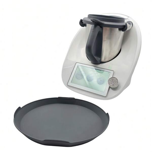 1 Peça Bandeja de Inserção de Vapor de Silicone Compatível com Thermomix TM5/TM6/TM31, Varoma Acessório de Vaporizador Compatível para Peixe e Vegetais, Tapete Térmico Resistente ao Calor para Refeições e Cozinha
