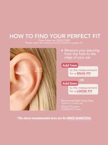 1件925纯银16g铰链式耳环 - 耳骨环、耳廓环、鼻环、鼻中隔环、无缝卡扣耳环、迷你耳环、耳屏环、耳骨环、耳廓穿孔环、银色无缝耳骨耳环，适合男女日常佩戴（6-12毫米），柔软纯银材质，请小心轻放。 - 18G Hinged Hoop - 查看 10