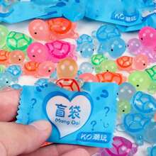 1/30/50/200Pcs Glow-In-The-Dark 3D Turtle Figurines - Colorful, Translucent Plastic Decorations For DIY Crafts, Party Favors, Beach-Themed Events Wedding Celebration Queue