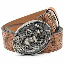 Men's Leather Belt Outdoor Multifunctional Belt With Knife Suitable For Men's Gift - MaerCA - View 1