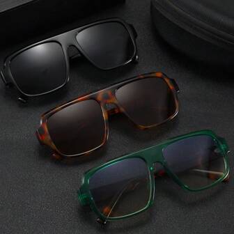 Lunettes décoratives de haute qualité à monture plate pour hommes, lunettes polyvalentes décontractées pour tous les jours