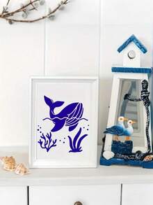 9 buc șabloane cu viață marină 15,01 x 15,01 cm șabloane oceanice pentru pictura animale marine șabloane model DIY șabloane sirenă șabloane din lemn pentru scrapbooking desen trasare mobilier meșteșuguri de perete, pentru rechizite școlare, înapoi la școală - Multicolor - Vizualizare 3
