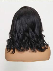 13x4 Lace Front Wig, Yaki Texture Wavy Curly Wig With Baby Hair, Adjustable Drawstring Design, 100% Human Hair, Pre-Plucked, Pre-Bleached, Pre-Cut, Unice Hair