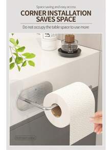 Stainless Steel Paper Towel Holder, Black Drilled Or Self-Adhesive Paper Towel Holder, Roll Paper Towel Holder, Stainless Steel Under Countertop Paper Towel Holder, Suitable For Kitchen, Pantry, Bathroom Kitchen Accessories.