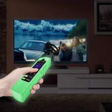 CaseBot Remote Case For Roku Voice Express HD 4K+ Ultra LT Enhanced Voice Express 3930 Premiere+ 3921 Streaming Stick+ Remote Honey Comb Anti Slip Shockproof Silicone Cover Green Glow - 綠色夜光 - 查看 7