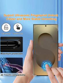 Película protectora antiestática europea y americana para S25/S24/S25 Ultra/S26/Fold4/Fold5, tacto suave, sin huellas dactilares, anti-caída, sin problemas para golpes diarios