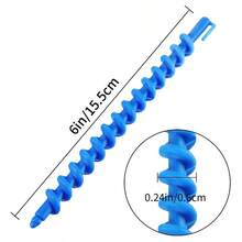 100 Pcs Spiral Perm Rods Heatless Curls Overnight For Hair Rollers Curlers Plastic Spiral Curl Rods Perm Wave Curlers Kit For Long Hair Women Styling Hairdressing Salon Tool - 100個(1包) - 查看 3