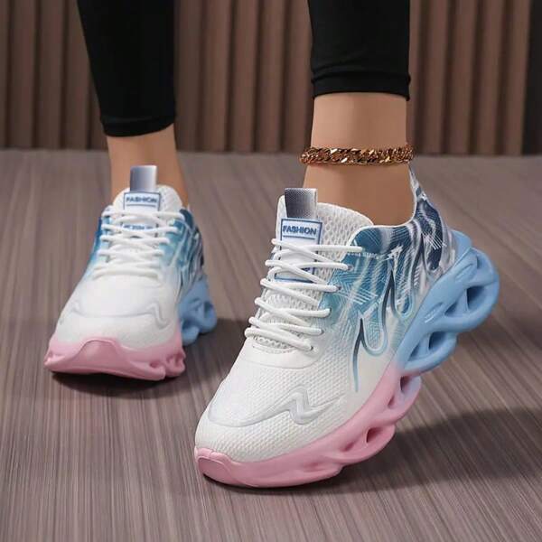 Zapatillas con suela trenzada livianas y transpirables para primavera/otoño, zapatos deportivos casuales unisex, pegamento frío, aptos para todas las estaciones