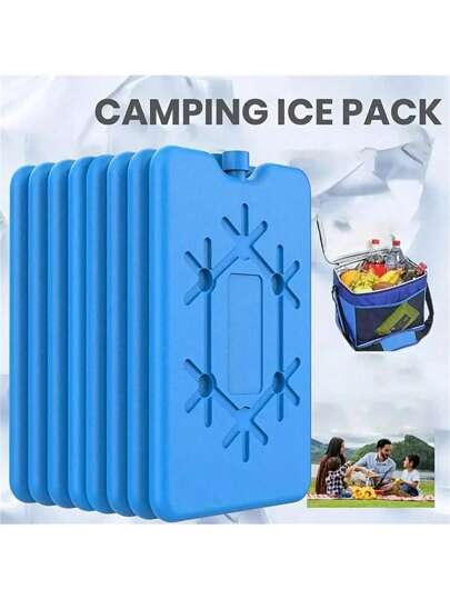 Pacotes de 1/2/4 de gelo para refrigeradores, pacote de gelo para lancheira, mantenha os alimentos frescos e frios com pacotes de gelo ultrafinos reutilizáveis para lancheiras!