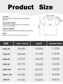 Boys Dandy's World Graphic T-Shirt Black Tee With Cute Cartoon Characters, Machine Washable, Youth, Fun And Playful. - 黑色 - 查看 6