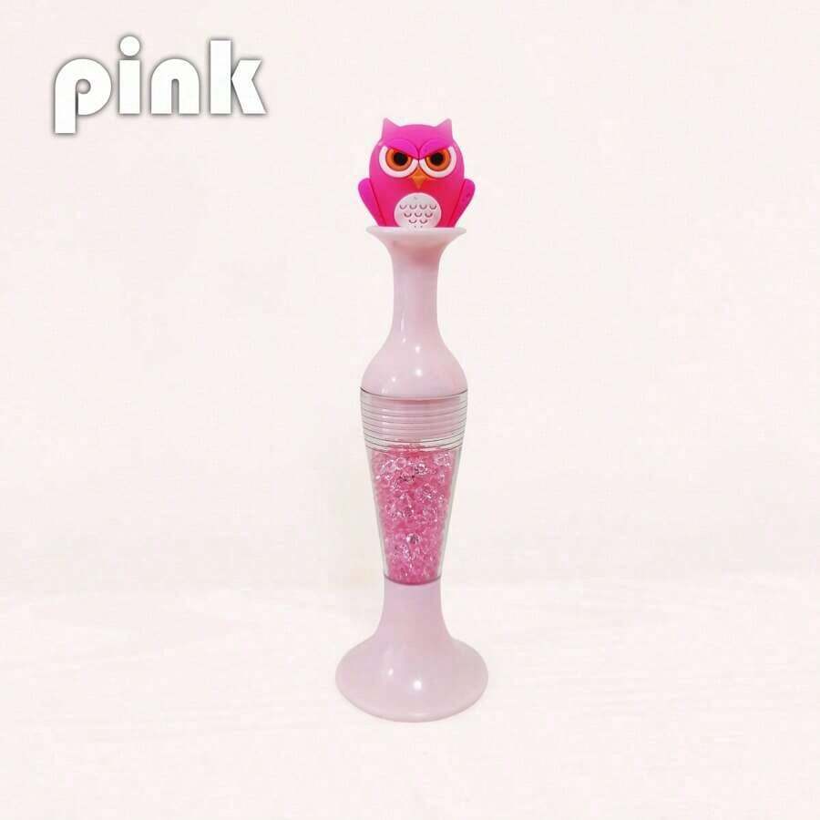 Diamond Painting Tool, Non-Automatic Diamond Art Painting Pen, Vase Shape Diamond Dot Painting Tool Set, Exquisite Appearance, Easy To Hold, Suitable For Diamond Painting And Handicrafts, Nail Art Application Pointed Tip, DIY Diamond Art Painting Kit Accessories - 貓頭鷹粉紅色 - 查看 1