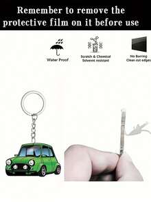 2 Stück Auto-förmige 2D flache Acryl Anhänger - Multifunktionale Schlüsselanhänger & Rucksack Anhänger, perfekt für Auto Innenraum Dekoration, Weihnachten, Ostern, Valentinstag und verschiedene Feiertagsszenen. Keine Stromversorgung oder Batterien erforderlich - mühelos den Alltag aufhellen. Ein ideales Geschenk für jeden Anlass. [Das Produkt muss manuell installiert werden.] Taschenzubehör Schlüsselbänder mit ID-Halter Autozubehör Taschencharms