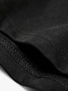 One piece shirts summer tops cotton  clothes women camisas de mujer lindas Camiseta negro blanca de algodón 180gestampado con textoT shirt algodón alta calidad impresióncuello redondocorte básico holgadohombres y mujerestranspirableversátillavable a máquinacómodatalla S ~ 3XLdiariacasualdeportivaimprescindible verano - Negro - Ver 4