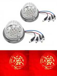 2pcs Truck Watermelon Light, Dual-Color/Solid-Color Pickup LED Light, 17LED Truck Decorative Lights, Ambient Lights Suitable For Pickup Trucks, Trailers, Trucks, Buses, Campervans, RV - Multicolor - View 13