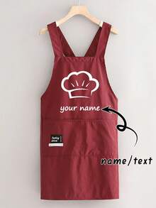 1pc Customized Waterproof Apron, Can Print Text And Personalized Photos, Funny Cooking Kitchen Apron, Can Customize Logo & Text, Ideal Gift For Valentine's Day, Father's Day, Mother's Day, Birthday, Anniversary For Women, Chefs, Moms, Dads, Husbands, Girlfriends, Boyfriends, Wedding (Men/Women), Washing Gloves - Multicolor - View 8