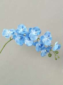 1/3 piezas -70cm Orquídea Phalaenopsis artificial, Tallo de orquídea de toque real de cabeza grande y colorida, Corona de orquídea artificial de estilo clásico, Orquídea Phalaenopsis de seda decorativa, Ramas de flores artificiales para decoración del hogar, Decoración de boda blanca, Decoración de Pascua, Decoración del Día de la Madre, Decoración del Eid al-Adha