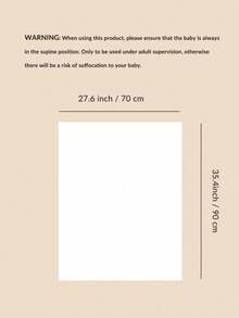 1 件针织婴儿绣花毯，甜美婴儿襁褓毯，休闲简约设计，适合所有季节 - 粉色 - 查看 7