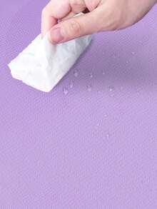 1pc 173*61*0.3/0.4/0.6cm Foldable EVA Yoga Mat, Non-Slip Shock-Absorbing, Suitable For Skipping Rope, Women's Fitness And Home Workout, Also Can Be Used As Sports Mat, Gymnastics Mat, Exercise Mat - Purple - View 7