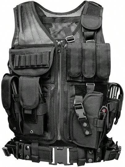 Trainning Tactical Airsoft Paintball Combat Swat Assault Army Shooting Hunting Outdoor Molle Police Vest