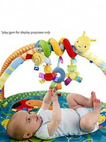 Ciondolo per auto giocattolo, pendente a spirale in peluche con nastro colorato, ciondolo campanella giocattolo per bambini, regali per feste, Natale, Pasqua, Ognissanti, compleanni