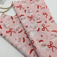 10/50/100张粉色圣诞老人礼品包装纸，适用于DIY工艺品、派对礼品、花束包装、鞋子和衣服包装、圣诞节、万圣节、节日和生日礼品包装装饰。 - 粉色 - 查看 3