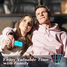 3 Pack Remote Cover For Roku TV Remote Control Battery Cover For  Hisense Roku TV Steaming Stick 4k 4K+ Roku Voice Remote Universal Silicone Sleeve Case With Glow In The Dark Blue Green Purple - 輝光藍色綠色紫色 - 查看 7