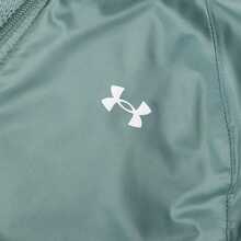 Under Armour 女款外套/外套 UA Rival Sport Windbreak Jkt日常簡約舒適戶外運動服 1382698-348 - 石灰綠 - 查看 9